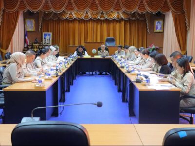 สำนักตรวจเงินแผ่นดินจังหวัดระนองร่วมประชุมปิดตรวจรายงานการเงิน ขององค์การบริหารส่วนจังหวัดระนอง ประจำปีงบประมาณ 2568